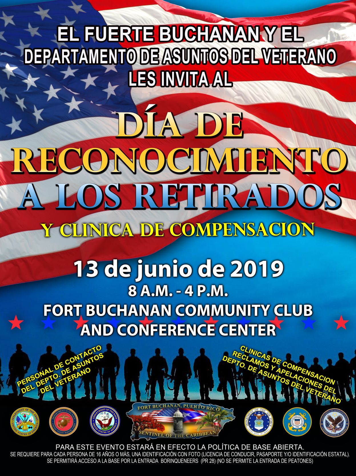 Veterano - reconocimiento a veteranos - evento - junio 12 2019